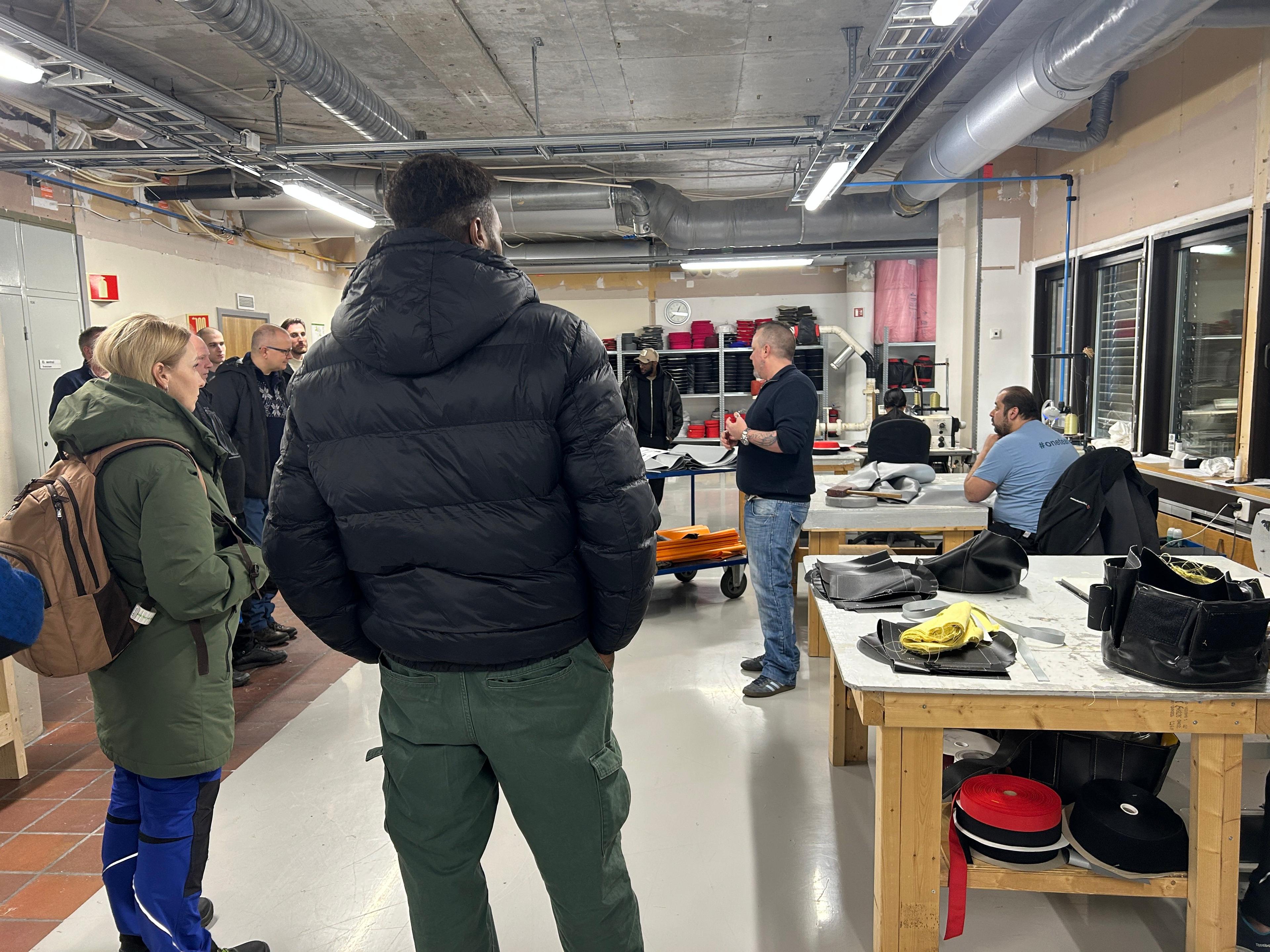 Besøk i produksjonen vår. 2